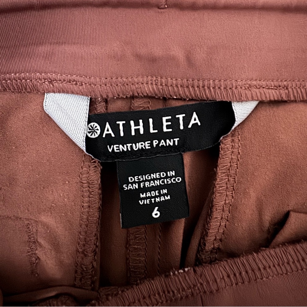 Athleta Venture Pant Size 6 in Hearth Rose - Picture 9 of 12
